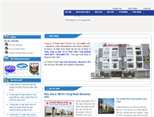 Tablet Screenshot of becamexudj.com.vn